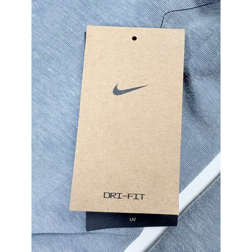 Nike Dri-FIT Training Hoodie FZ0969-010 Gray Medium NWT Tonal Swoosh Athleisure